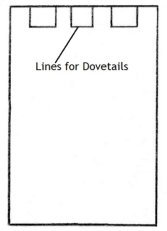 making a dovetail joint picture 7