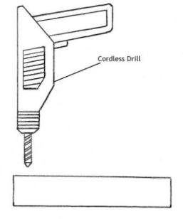 making a dowel joint picture 1