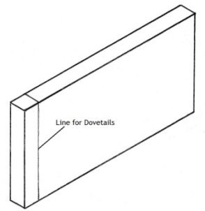making a dovetail joint picture 1