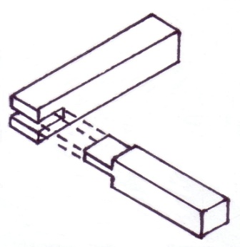 exploded bridle joint