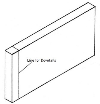 Step2: The next step is marking out the dovetails now there are a few 